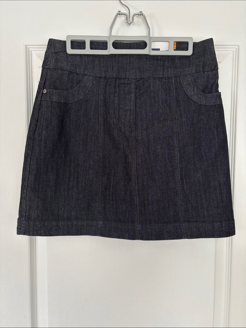 Reitmans Dark Denim Mini Skirt - Black